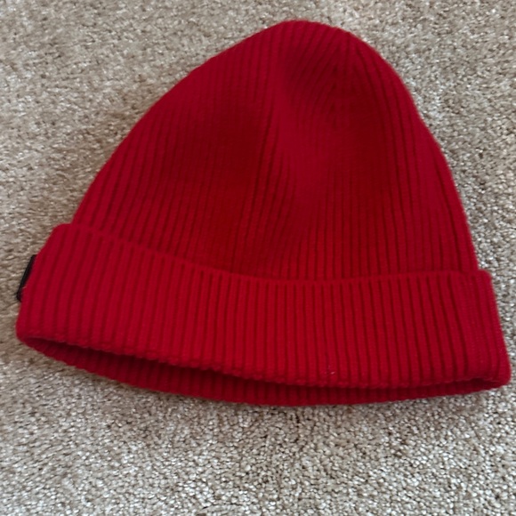 Givenchy Red Wool and Cashmere Beanie - Picture 5 of 7